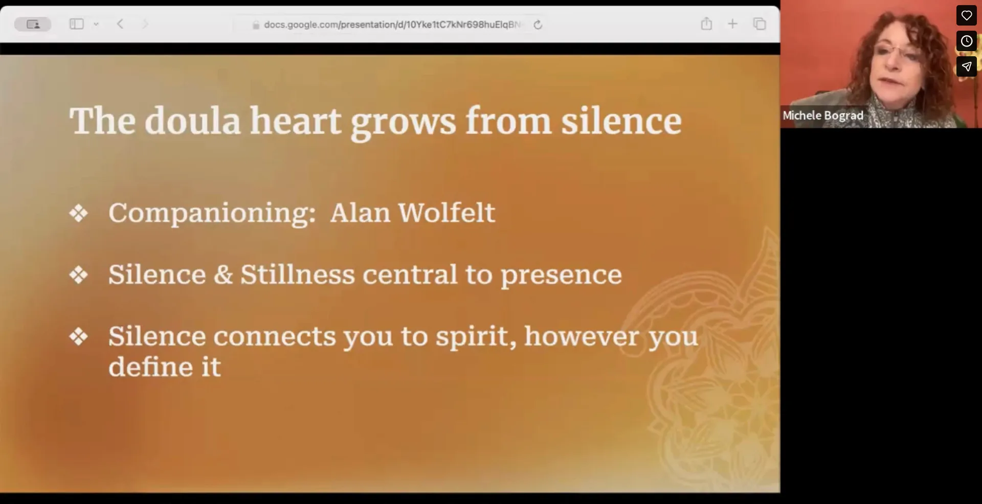 The Doula Heart: Your Relationship to Silence and Stillness with Michelle Bograd