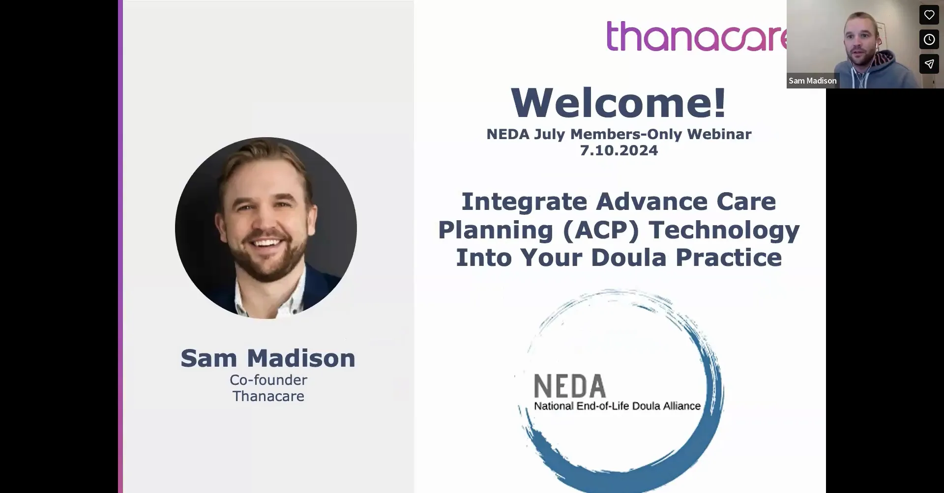 Integrate Advance Care Planning (ACP) Technology Into Doula Practice with Sam Madison